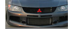 Mitsubishi Grille Front Rear Emblem Overlay Cover Decals Lancer Evo Eclipse