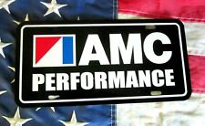 Amc Performance License Plate Tag 1968 1969 1970 1971 1972 Javelin Amx Hornet X