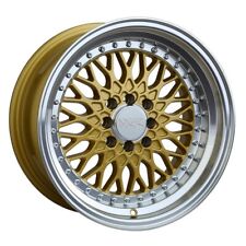 Xxr Wheels 536 15x8 4x1004x114.3 Offset 0 Hyper Gold Machined Lip Qty Of 1