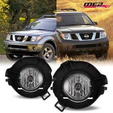 For 2005-2009 Nissan Frontier Pair Fit Fog Light Bumper Clear Lens Driving Lamps