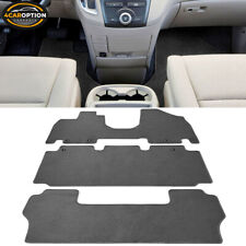 Fits 11-17 Honda Odyssey Floor Mats Carpet Front Rear Nylon Gray 3pc Set