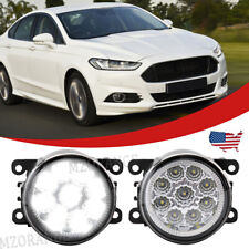 Led Clear Lens Fog Lights Bumper Lamps For Ford Fusion 2013-2016 Left Right Side