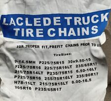 New Truck Tire Chains P23575r15 Heavy Duty Snow Ice Mud Tire Chains Laclede