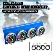 Motorcycle Fuel Vacuum Carburetor Synchronizer Tool Carb Sync Gauge W4 Cylinder