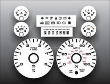 White Face Gauges For 2008-2010 Ford F-250sd F-350sd Truck Diesel