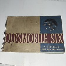 Oldsmobile Six A Handbook Of Care And Operation Of Your 1937 Oldsmobile Gm