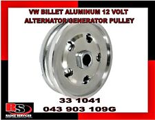 Vw Billet Aluminum 12 Volt Alternatorgenerator Pulley Bug Bus 33 1041 Radke