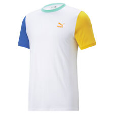 Puma Classics Block Crew Neck Short Sleeve T-shirt Mens Size Xxl Casual Tops 53