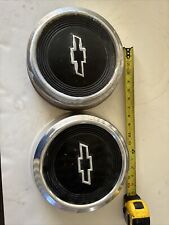 Set Of 2. 83-99 Chevrolet Dog Dish Hub Caps 10 12 Truck