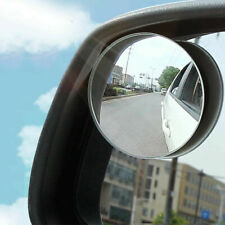1pair Car Rearview Blind Spot Small Round Mirror 360 Angle Angle Adjustable