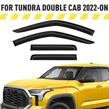 Rain Guards Vent Visors Shade For 2022-2024 Toyota Tundra Double Cab