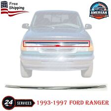 Fits 1993-1997 Ford Ranger Pickup Truck Front Upper Chrome Grille Trim Molding