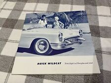 Original 1953 Buick Wildcat Concept Car Promotional Brochure