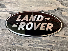 Land Rover Front Grille Badge Gloss Black Emblem Black Badge Range Rover