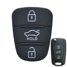 Car Key Pad Repair For Hyundai I20 I30 Kia Soul Rio Ceed Sportage Key Fob Black