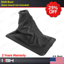 Manual Shifter Shift Boot Cover Pu Leather For Ford Mustang 2005-2009 Black