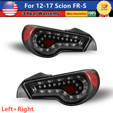 For 2012-2017 Scion Fr-s Led Tail Lights Led Left Right Rear Lamps - Blackclear