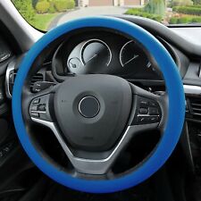 Car Silicone Steering Wheel Cover Snake Pattern Auto Accessory Universal Fit