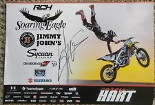 Carey Hart Signed 2015 Rch Suzuki Racing Poster