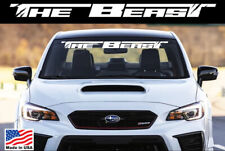 Fits Subaru Wrx Impreza Outback Forester Sti The Beast Windshield Decal Sticker