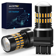 Auxito 3157 Amber Yellow 48smd Led Turn Signal Parking Light Bulb Error Free 2pc