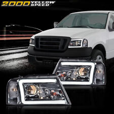 Fit For 04-08 Ford F-150lincoln Mark Lt Smoke Led Drl Projector Headlights
