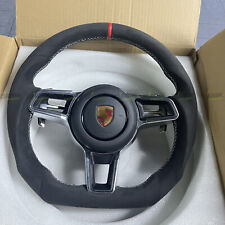 Alcantara Red Ring No Buttons Steering Wheel For Porsche 911 Boxster Cayman