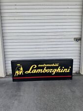 Lamborghini Dealership Light Sign