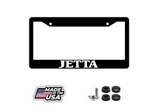 Black Plastic License Frame Jetta