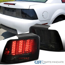 Fits 99-04 Ford Mustang Smoke Sequential Led Style Tail Lights Rear Brake Lamps