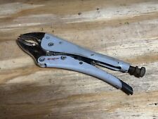Snap On Lp10wr 10 Curved Jaw With Cutter Locking Pliers Made In Spain Used