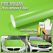 7d Premium High Gloss Carbon Fiber Vinyl Wrap Bubble Free Air Release Decal 6d