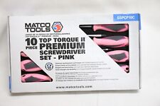 Matco Tools 10 Pc Top Torque Ii Premium Pink Screwdriver Set