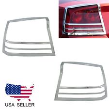 For 2006-2010 Dodge Charger Chrome Taillight Tail Lamp Trim Bezel Covers Overlay