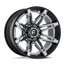 20 Inch Black Chrome Wheel Chevy Gmc 2500 3500 Truck 8x180 Lug Fuel Brawl 20x10