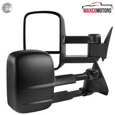 Towing Mirrors Fits 1988-1998 Chevy Gmc Ck 1500 2500 1992-1999 Gmc Tahoe Manual