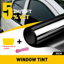 3m Uncut Roll Window Tint Film 5 Vlt 20 X 10ft Feet Car Home Office Glass Eoa