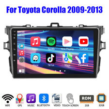 For Toyota Corolla 2009-2013 9 Android 13 Car Stereo Gps Navi Wifi Bt Mp5 Radio