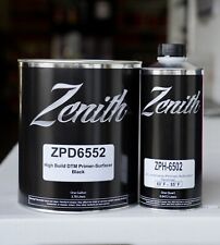 Zenith Zpd6552 Auto 2k Urethane High Build Dtm Primer Surfacer Black Gallon Kit