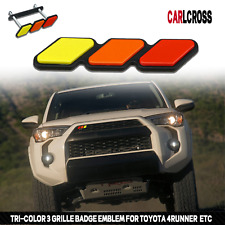 1 3color Grille Badge Emblem For Toyota 4runner Tundra Rav4 Highlander Etc