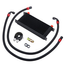 Oil Cooler Kit Universal Engine Transmission 10 Rows An10 10an Aluminium Alloy
