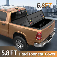 5.8ft Hard Truck Tonneau Cover For 2007-13 Chevy Silverado Gmc Sierra Short Bed
