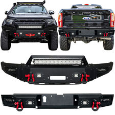 For 2019-2023 Ford Ranger Front Or Rear Bumper With Red D-rings And Led Lights