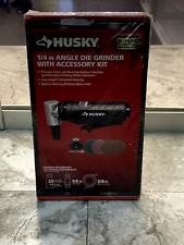 Husky 14 Angle Die Grinder With Accessory Kit - Black - New - 1003 097 312