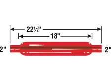 Cherry Bomb Glasspack Muffler 2 Inlet Outlet Center - 18 Body Length 87507cb