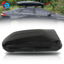 14 Cubic Feet Car Top Cargo Carrier Vehicle Roof Mount Luggage Storage Box 2 Key