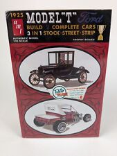 Amt 1925 Ford Model T Deluxe 3 In 1 Model Kit 125 Trophy Series 2 Full Cars New