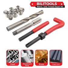 Bilitools 14-20 Inch Thread Repair Kit Hss Drill Helicoil Repair Kit Sae