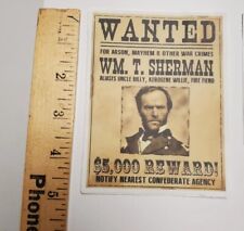 Wanted Poster Confederate States Civil War Era Poster Stickers