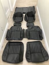 1996-2002 Pontiac Trans Am Front Rear Seat Covers In Ebony Black Color In Stock